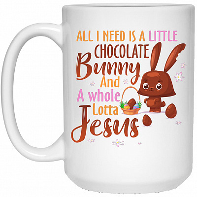 15 oz. White Mug