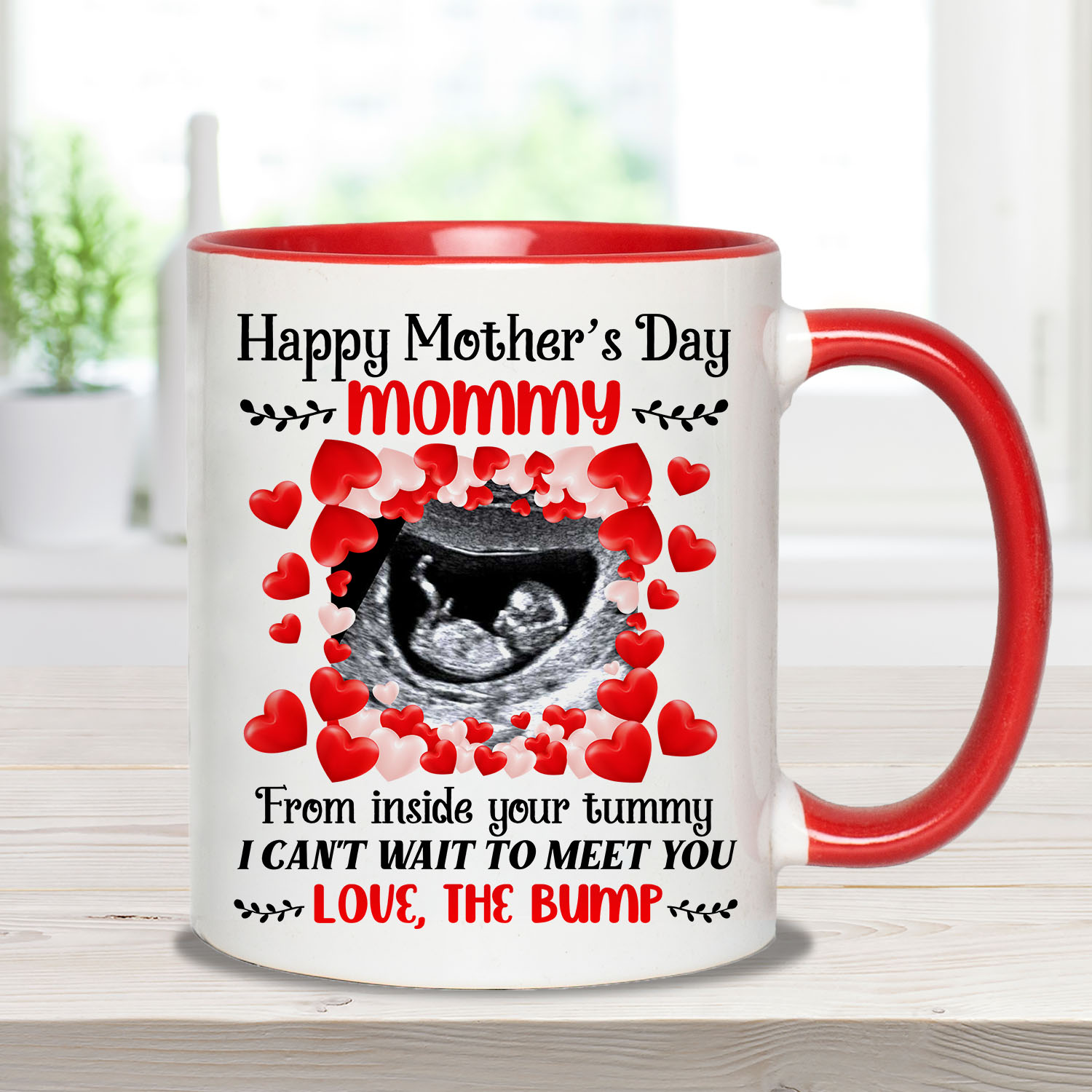 1VT. Happy Mother's Day Mommy Custom accent mug mockup2