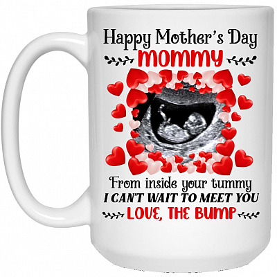 15 oz. White Mug