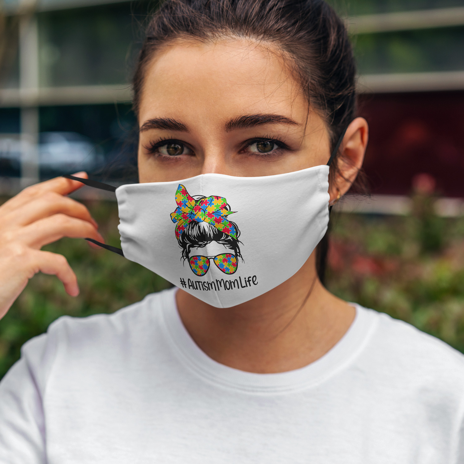 12KNG. Autism Mom Life mask mk