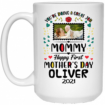 15 oz. White Mug