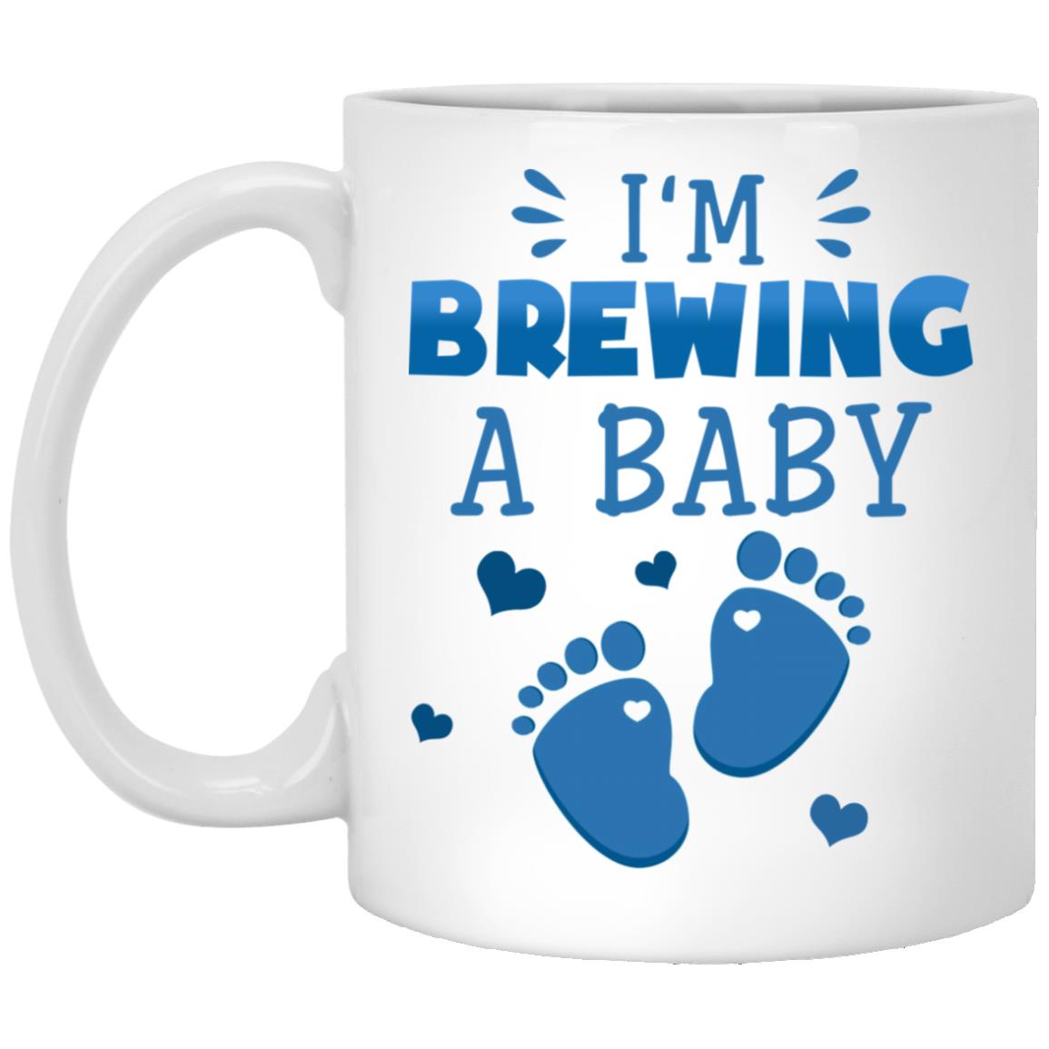 I'm brewing mug, White, 11 oz. White Mug I'm brewing mug, White, 11 oz. White Mug