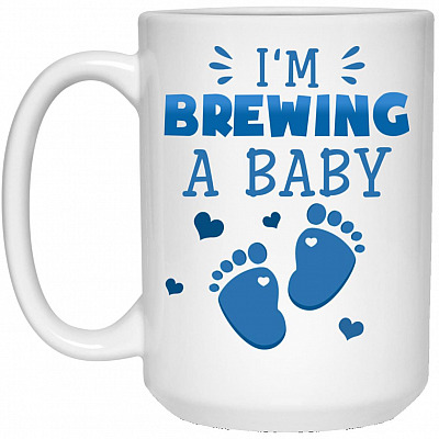 15 oz. White Mug
