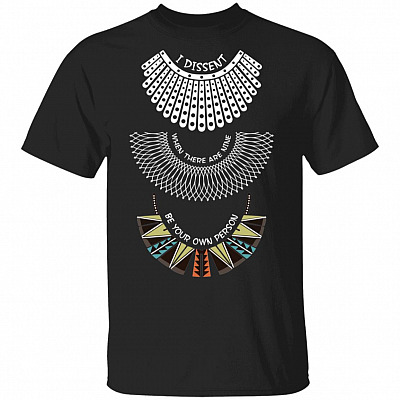 Ruth Bader tee, Black, Unisex T-Shirt