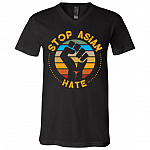 STop Shirt, Black, V-Neck T-Shirt