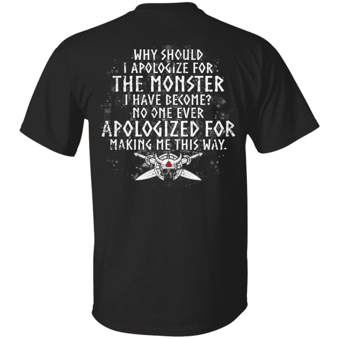 Why Should I Apologize, Black, Unisex T-Shirt