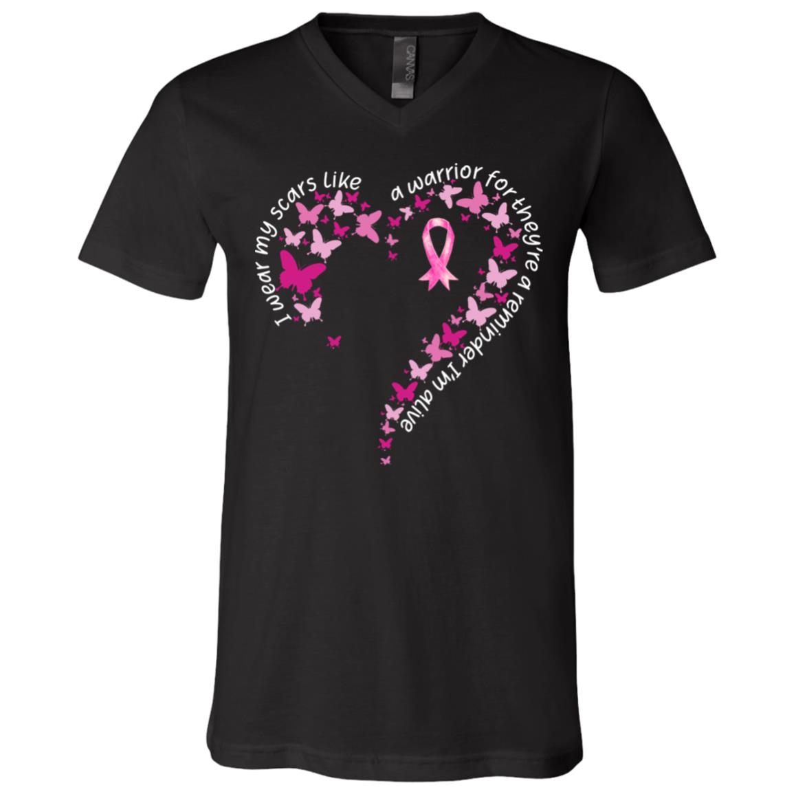 I Wear T, Black, V-Neck T-Shirt