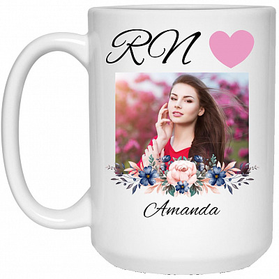 15 oz. White Mug