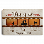 Personalized This Is Us Fishing Couple Film Strip Gallery Wrapped Framed Canvas Prints - Unframed Poster, White, 0.75'' Framed Canvas Personalized This Is Us Fishing Couple Film Strip Gallery Wrapped Framed Canvas Prints - Unframed Poster, White, 0.75'' Framed Canvas