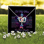 6O. To My Mom I'm So Grateful (6) Interlocking Hearts Necklace 2