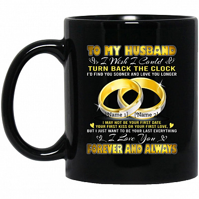 11 oz. Black Mug