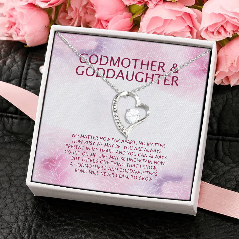 3HP. Godmother & Goddaughter(3) Forever Love Necklace (Silver) 4