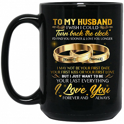 15 oz. Black Mug