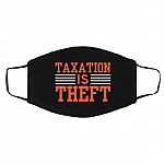 Taxation mask, Black, Cloth Face Cover – Medium/Large Taxation mask, Black, Cloth Face Cover – Medium/Large