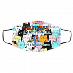 Autism It's Not A Disability It's A Different Ability Washable Reusable Custom Printed Cloth Face Mask, White, Cloth Face Cover – Medium/Large