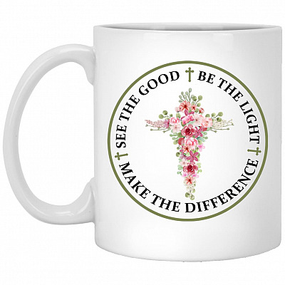 I see mug, White, 11 oz. White Mug