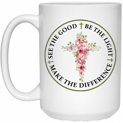 15 oz. White Mug