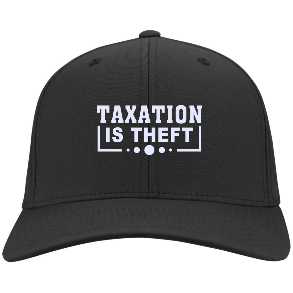 Taxation Is Theft Twill Cap, Black, Twill Cap Taxation Is Theft Twill Cap, Black, Twill Cap