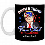 trump mug, Black, 11 oz. White Mug