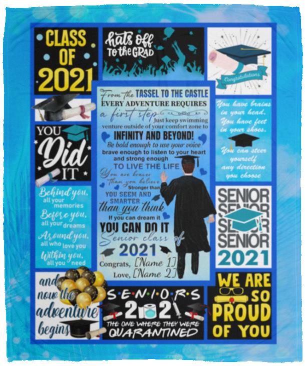 Personalized Son, White, Cozy Plush Fleece Blanket - 50x60