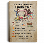 Words You Can't Use In My Sewing Room Framed Canvas - Sewing Machine Unframed Poster, White, 0.75'' Framed Canvas Words You Can't Use In My Sewing Room Framed Canvas - Sewing Machine Unframed Poster, White, 0.75'' Framed Canvas