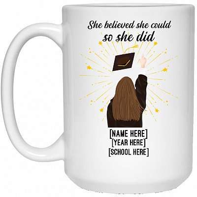 15 oz. White Mug