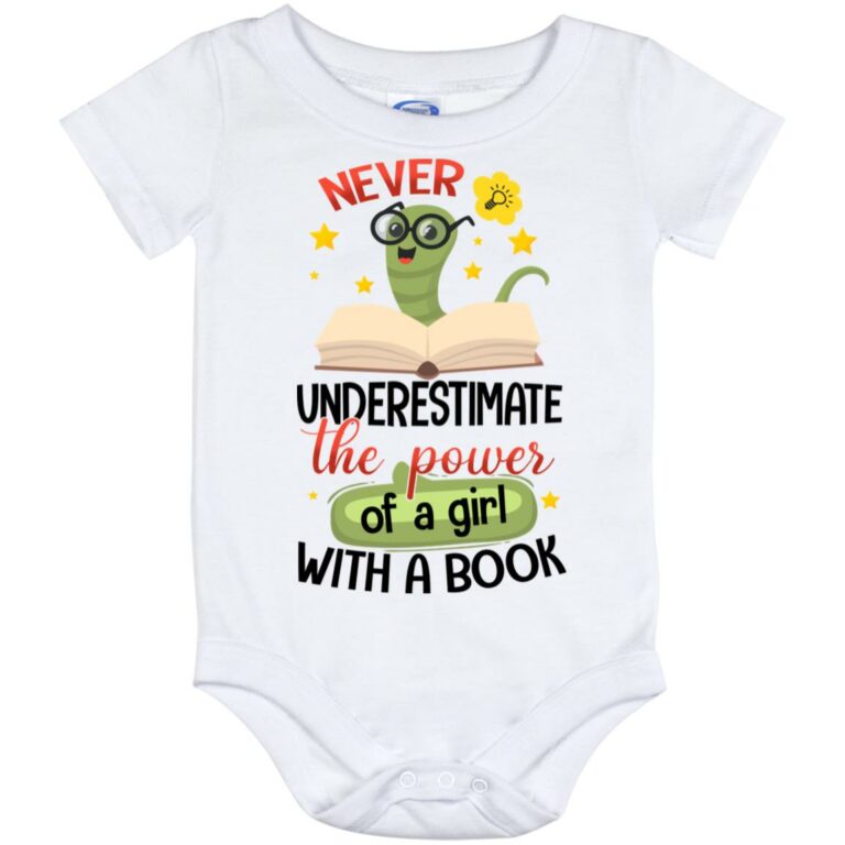 Never Underestimate The Power, White, Baby Onesie - 12 Month