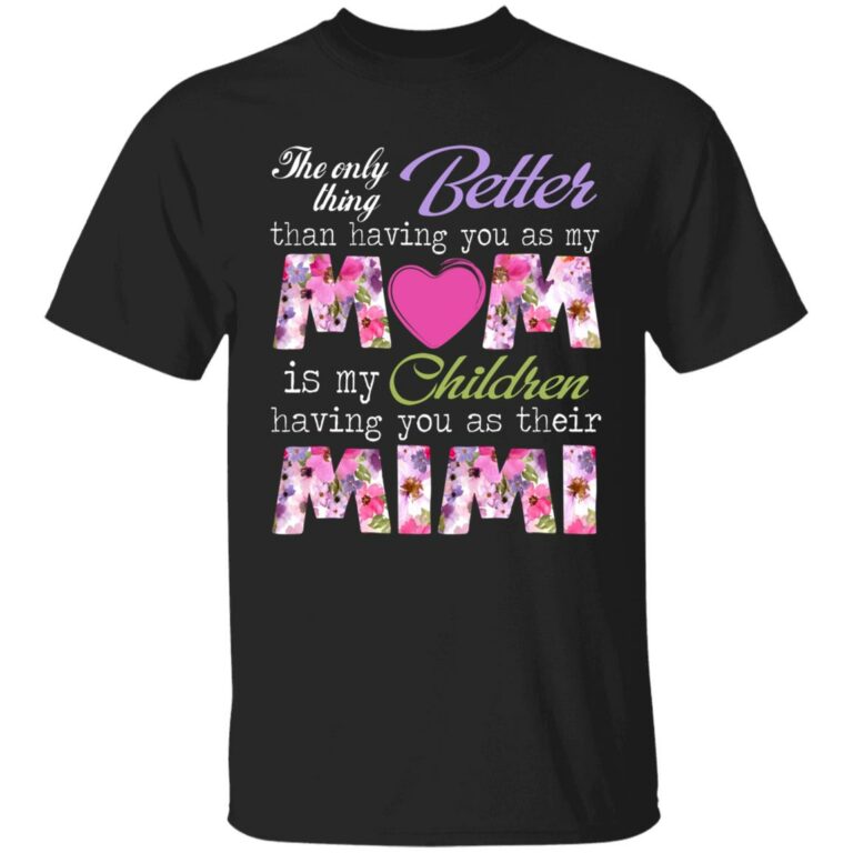 mimi shirt, Black, Unisex T-Shirt