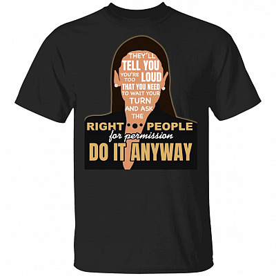AOC T-shirt, Black, Unisex T-Shirt
