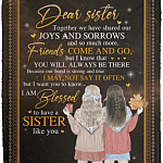 Sister Joy, White, Cozy Plush Fleece Blanket - 50x60
