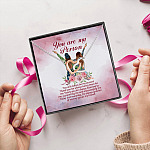 You Are My Person You Will Always Be My Person Bestie Interlocking Hearts Necklace 5