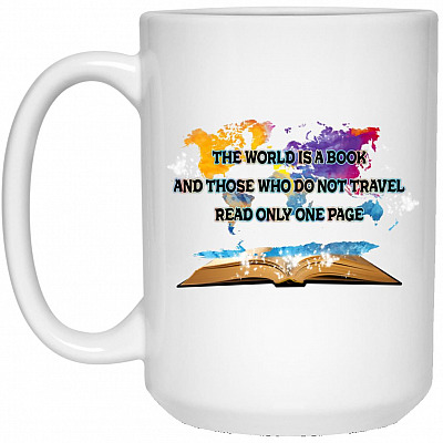 15 oz. White Mug
