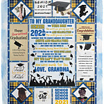 To My Granddaughter Blanket, White, Cozy Plush Fleece Blanket - 50x60