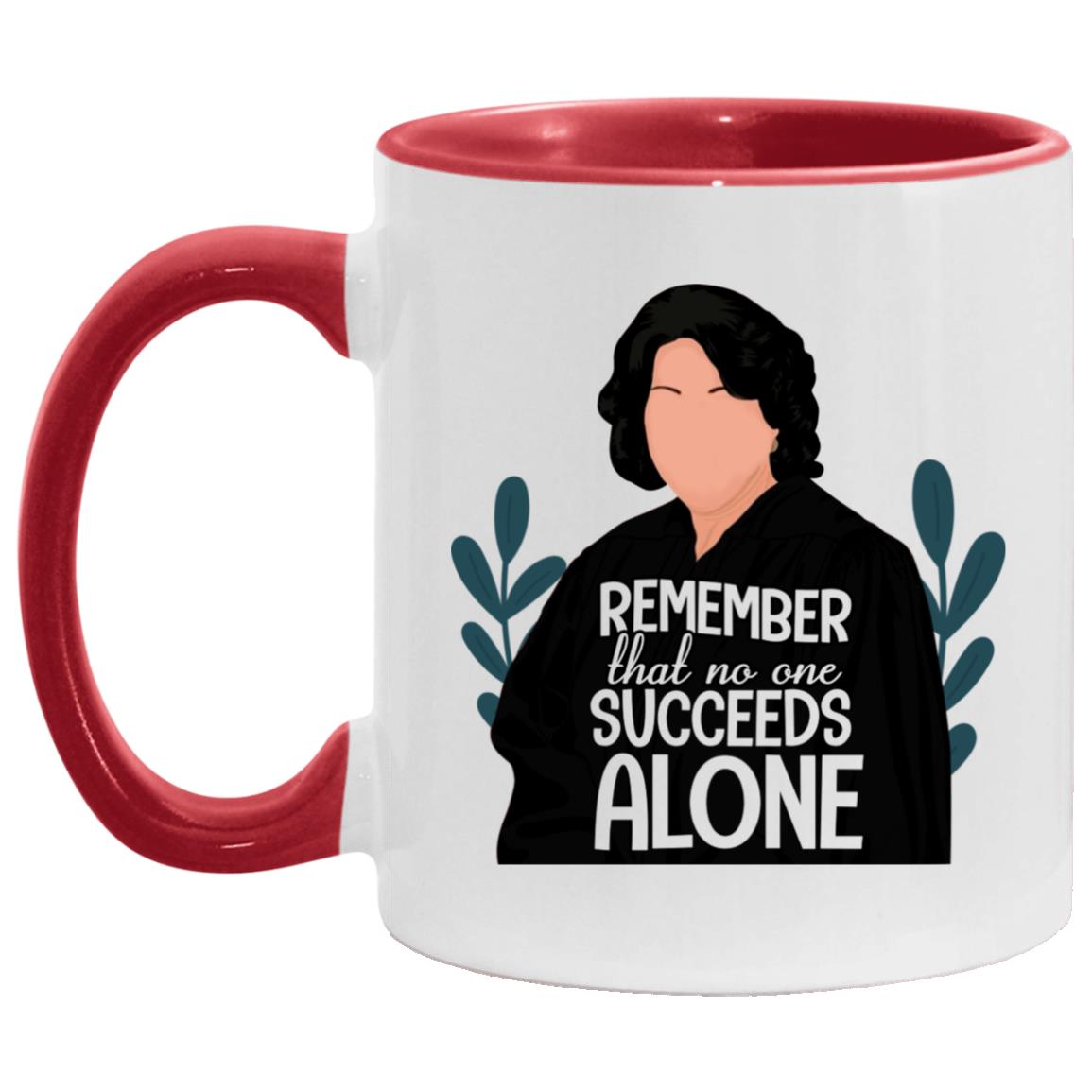 Sonia Sotomayor Accent Mug, White/Red, 11 oz. Accent Mug