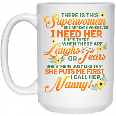 15 oz. White Mug