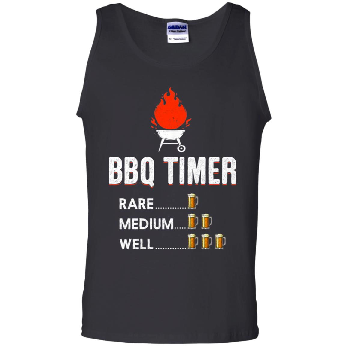BBQ Tank, Black, Unisex Tank Top