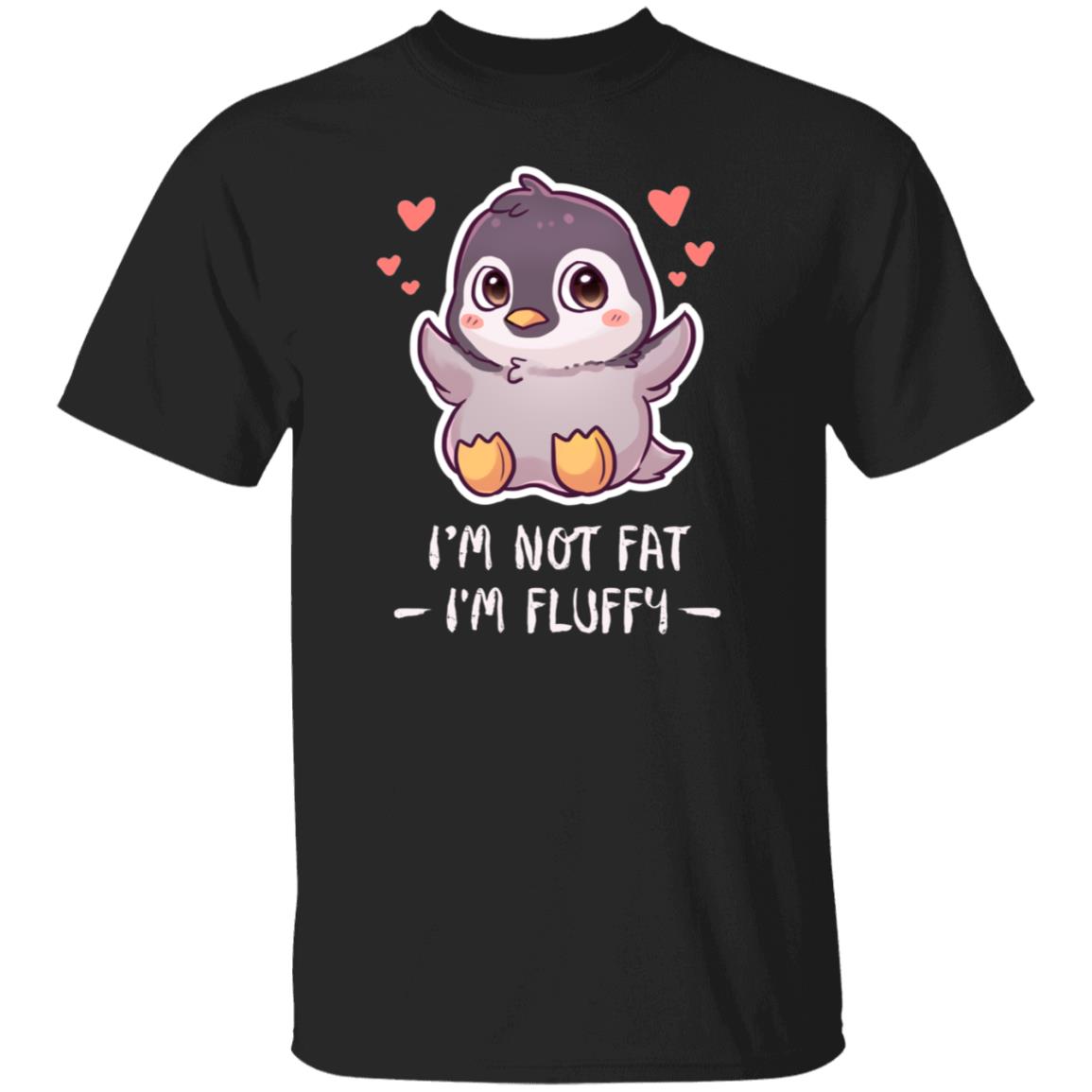 I'm Not Fat I'm Fluffy T-Shirt, Black, Unisex T-Shirt