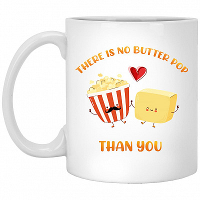 Butter Mug, White, 11 oz. White Mug