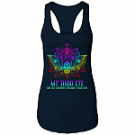 My Third Eye Tank, Midnight Navy, Ladies Racerback Tank