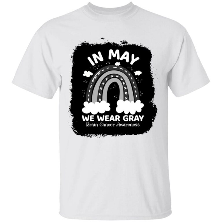 Rainbow In Shirt, White, Unisex T-Shirt