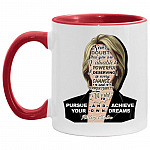 hilary accent, White/Red, 11 oz. Accent Mug hilary accent, White/Red, 11 oz. Accent Mug