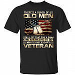 Old Men Tshirt, Black, Unisex T-Shirt