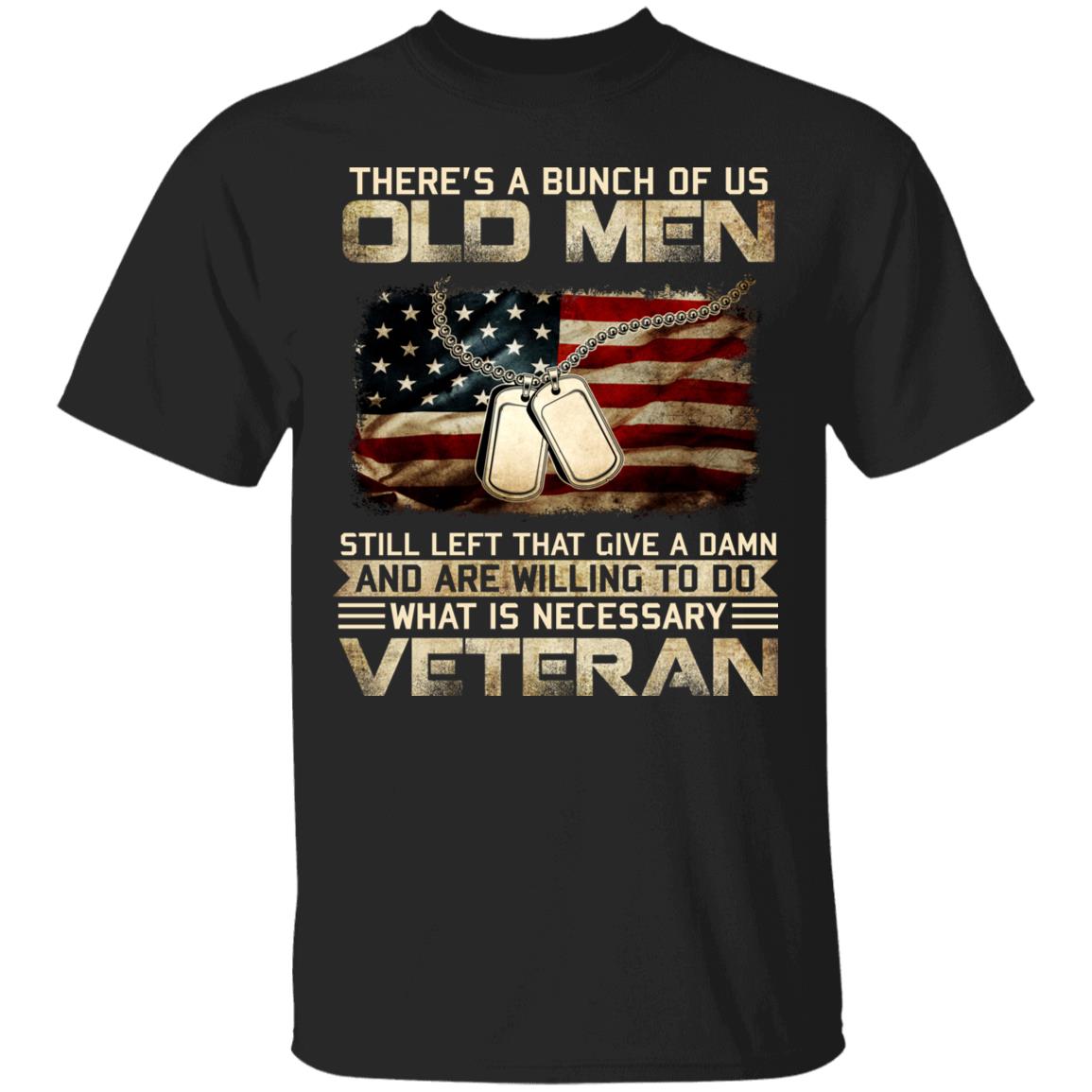 Old Men Tshirt, Black, Unisex T-Shirt