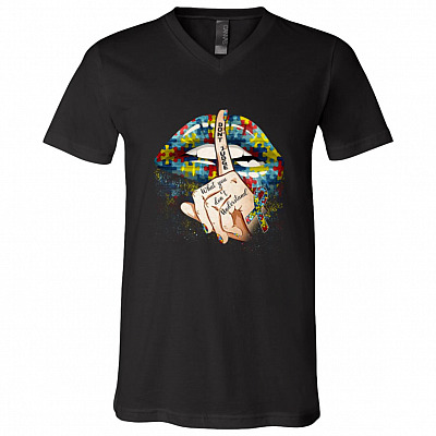 Don't Judge What You Don't Understand, Black, V-Neck T-Shirt