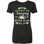 This Is What An Amazing Mother-I, Vintage Black, Premium Ladies T-Shirt