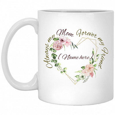 Personalized Always, White, 11 oz. White Mug