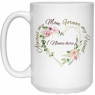 15 oz. White Mug