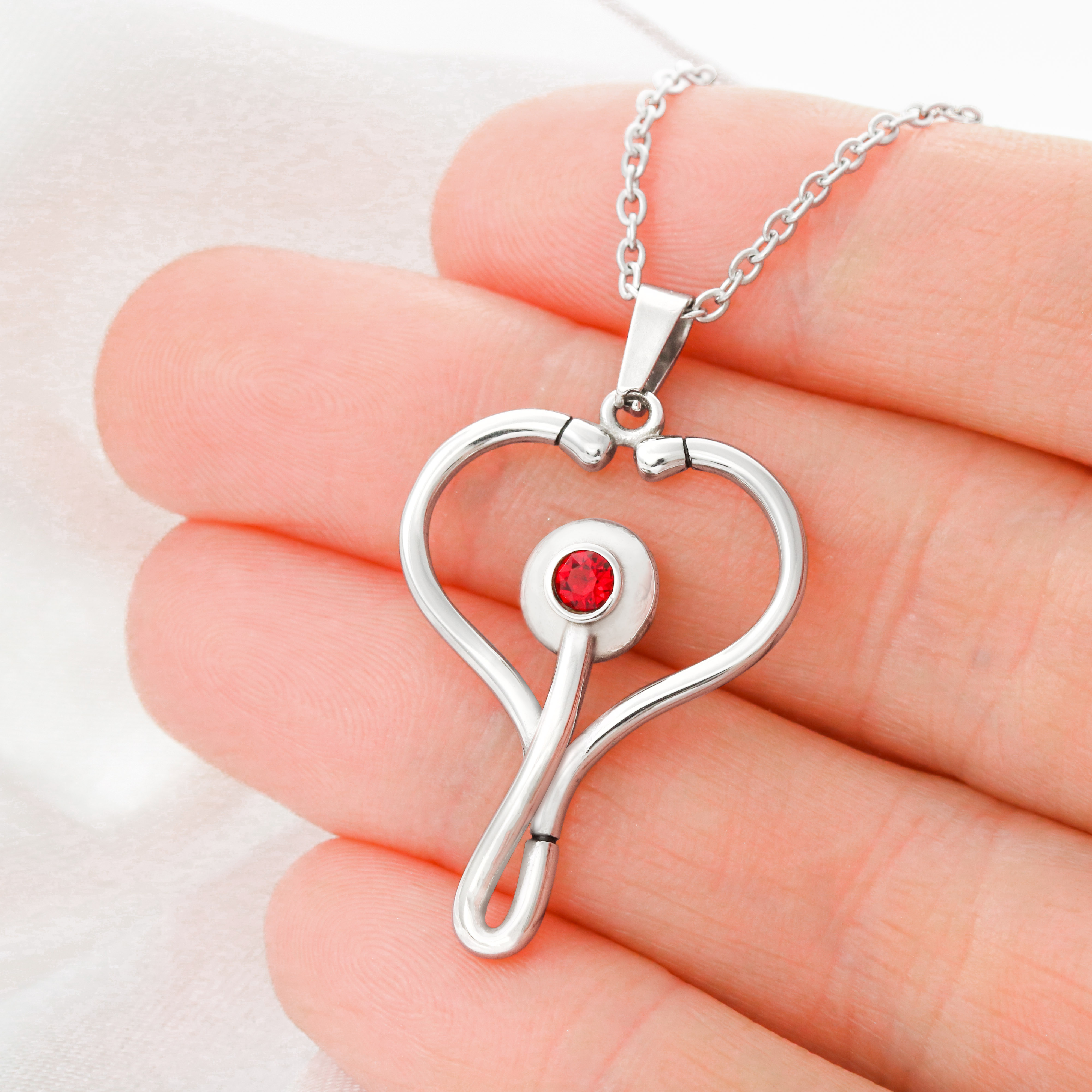 Stethoscope Necklace Message Card 1
