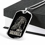 Until Valhalla Viking Dog Tag Necklace - Skull American Flag Norse Viking Dog Tag Necklace - Dog Tag (Silver) Until Valhalla Viking Dog Tag Necklace - Skull American Flag Norse Viking Dog Tag Necklace - Dog Tag (Silver)
