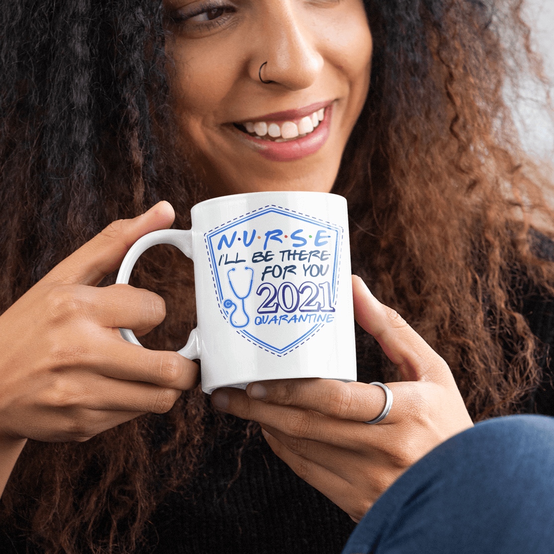 35 HG. Nurse 2021 Quarantine mug mk